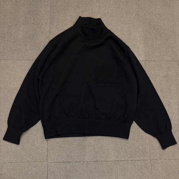 90s christian dior 크리스찬 디올 우먼스 모크넥 니트 탑