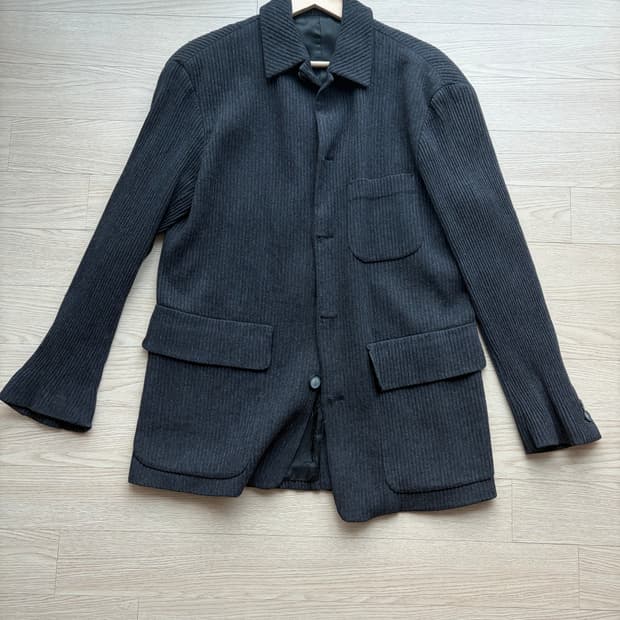 Kenzo Homme pleated coat