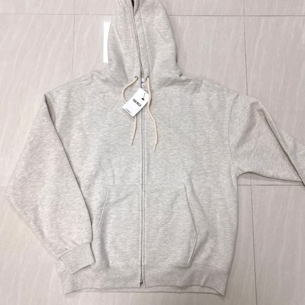 새제품 더무지 기모 후드집업 2xl