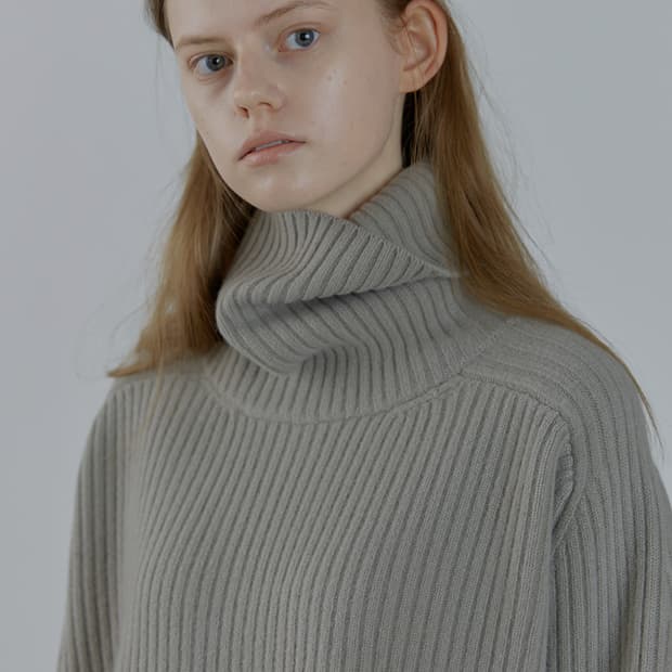 [m] 파사드패턴 캐시미어 터틀넥