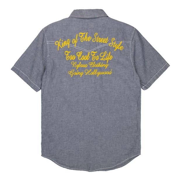 Nylaus Clothing 핸드 스티치 워크셔츠