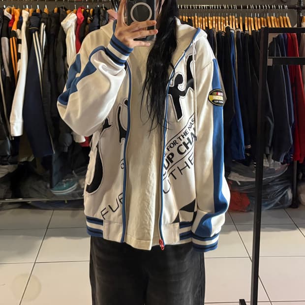 FUBU 빈티지 레이싱 후드집업