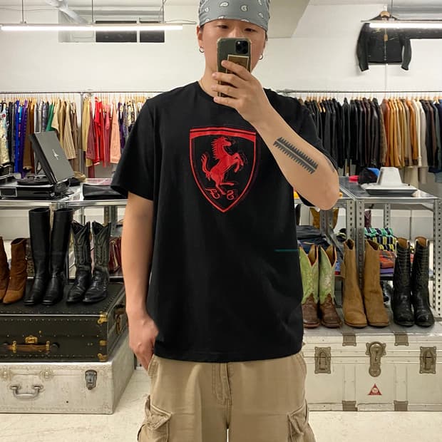 PUMA x FERRARI t-shirts 퓨마 페라리 로고티셔츠