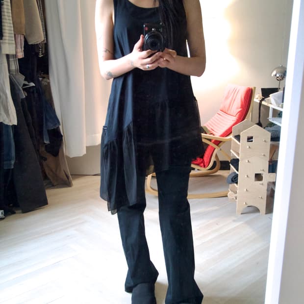 [KAWAI OKADA ] diagonal  sleeveless