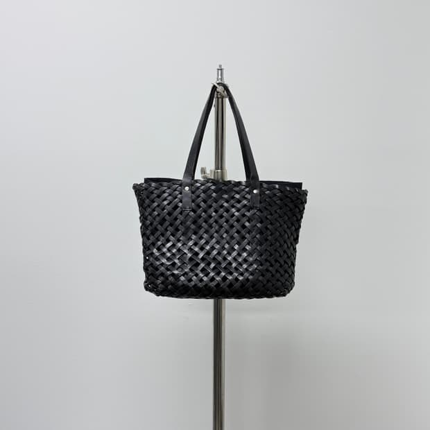 Margaret Howell leather weaving bag