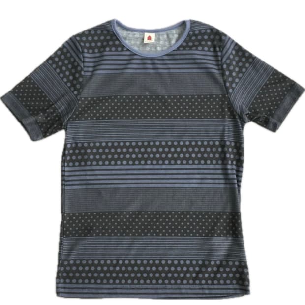 Dot pattern short sleeve