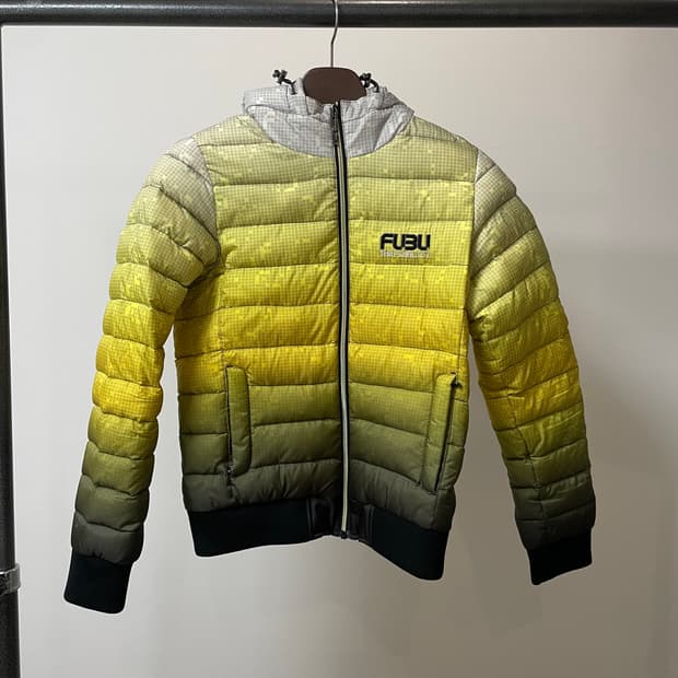 (M) Fubu 후부 그라데이션 후드 패딩