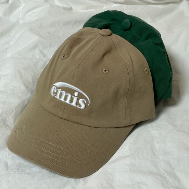 emis 볼캡 베이지 새상품