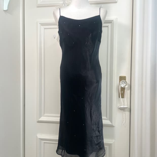 black chiffon beautiful cubic opc