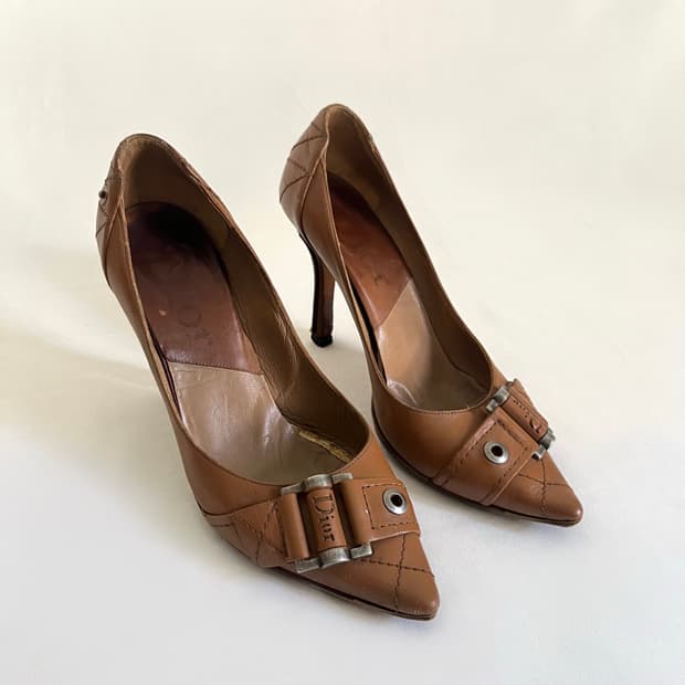 Dior 00s 디올 빈티지 버클 힐