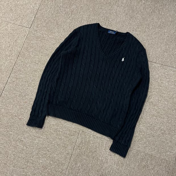 폴로 랄프로렌 브이넥 니트