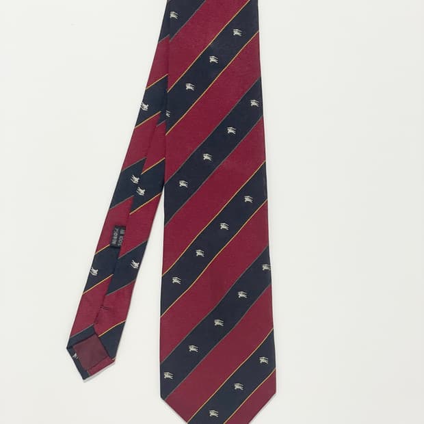 Buberry Stripe/Logo Neck Tie