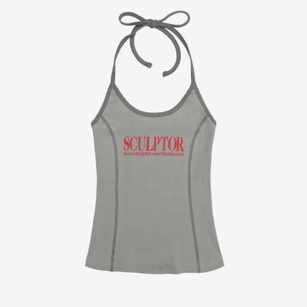 스컬프터 Classic Logo Halter Top 로고 홀터넥 탑