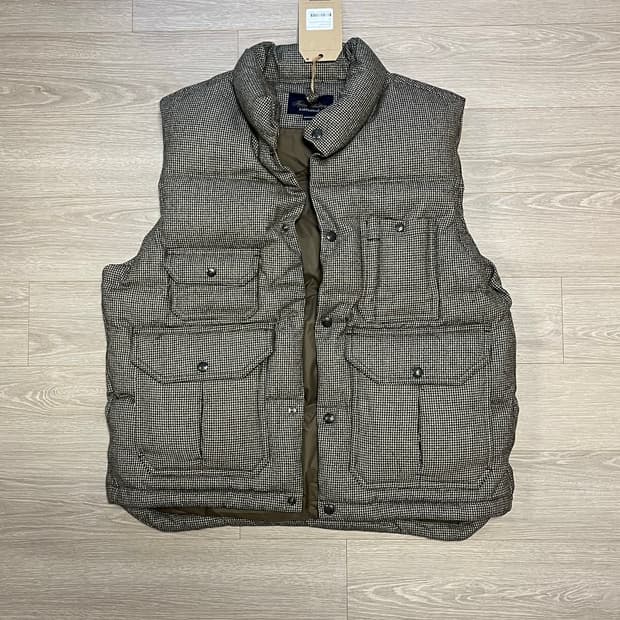 (새상품) 브룩스브라더스 x 이스트로그 구스다운 콜라보 패딩 베스트