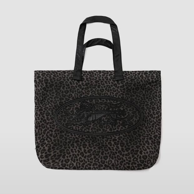 배드블러드 미스틱 패치 쇼퍼백 - 블랙레오파드