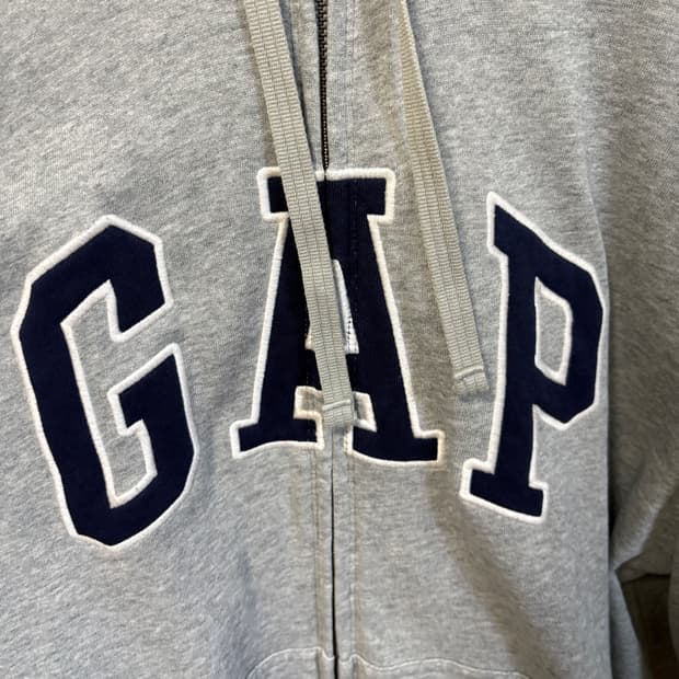 GAP 빅로고 후드집업