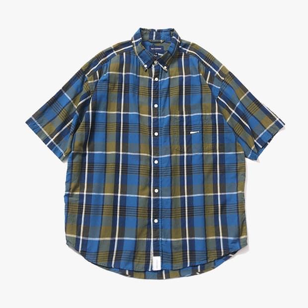DESCENDANT - HYANNIS B.D SS CHECK SHIRT