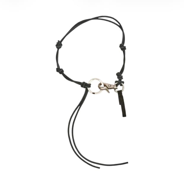 아워레가시 라돈 레더 키체인 블랙