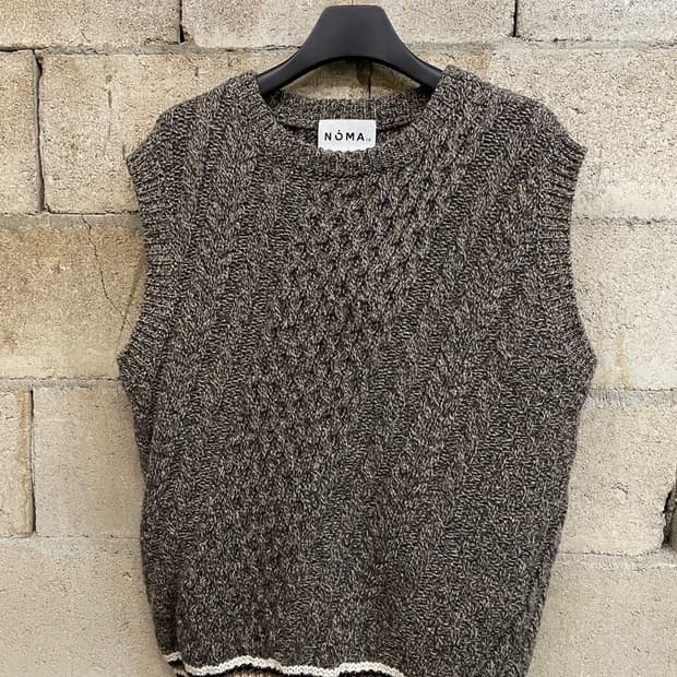 노마 티디 피셔맨 니트 베스트 