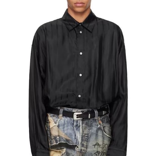 아크네 스튜디오 acne studios 버튼업 셔츠 블랙 48 구합니다