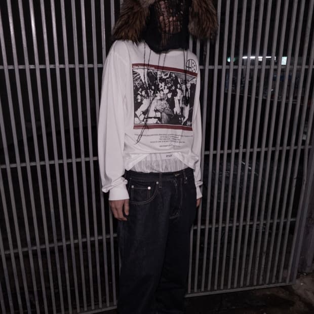 선데이오프클럽 Layered R*AFF Waistband Denim