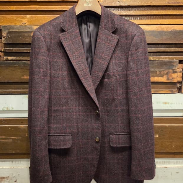 닥스 플란넬자켓 