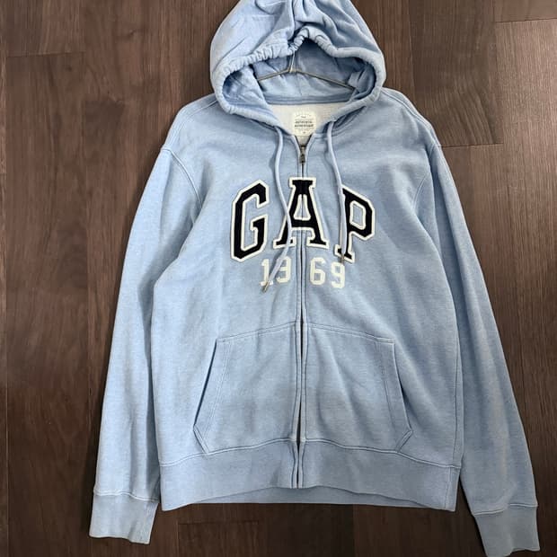 GAP 갭 연하늘 후드집업