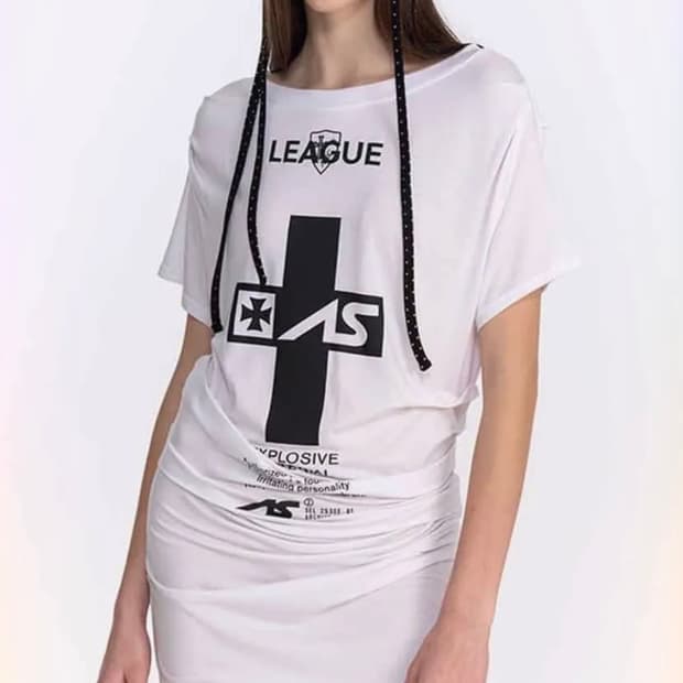 2000아카이브스 | CRUCIA TEE DRESS (WH)