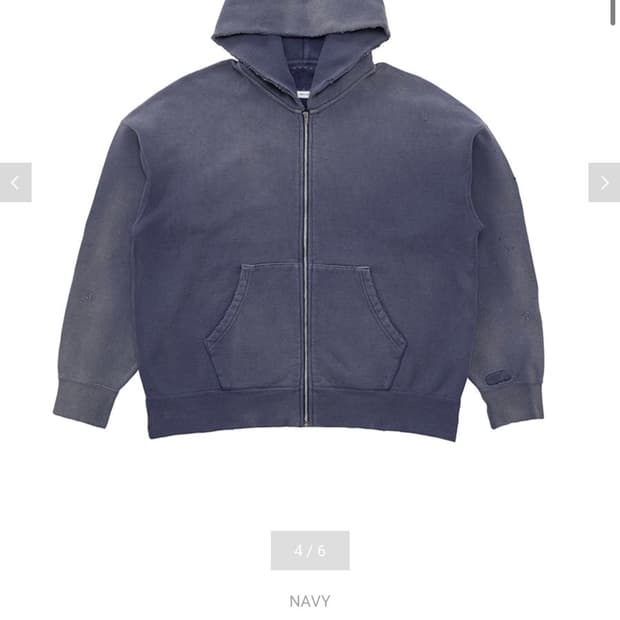 비즈빔 25SS JUMBO SB SWEAT HOODIE F.Z.CRASH