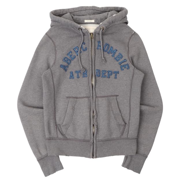 아베크롬비 아치 로고 헤비 후드집업