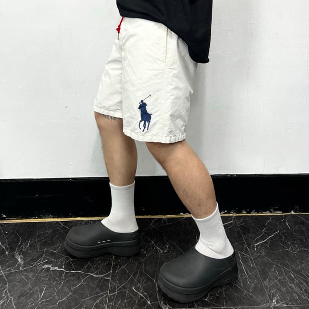 폴로랄프로렌 빅포니 로고 포켓 하프팬츠