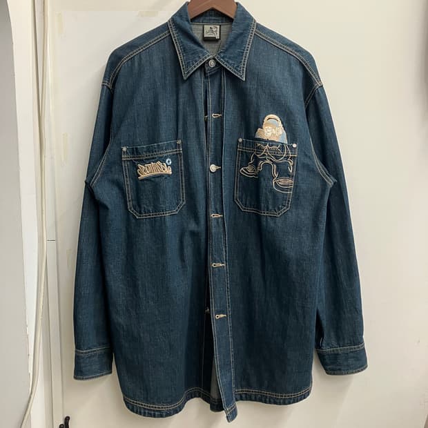 N52 사우스폴 데님 청셔츠 southpole