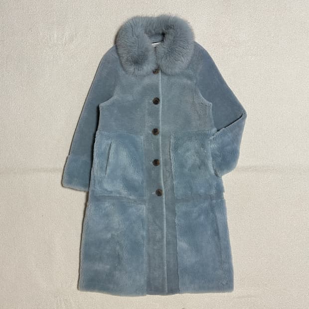 칼 라거펠트 사가폭스 슈페트 양모코트