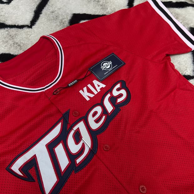 [XL]기아타이거즈 메쉬 반팔유니폼/노마킹
