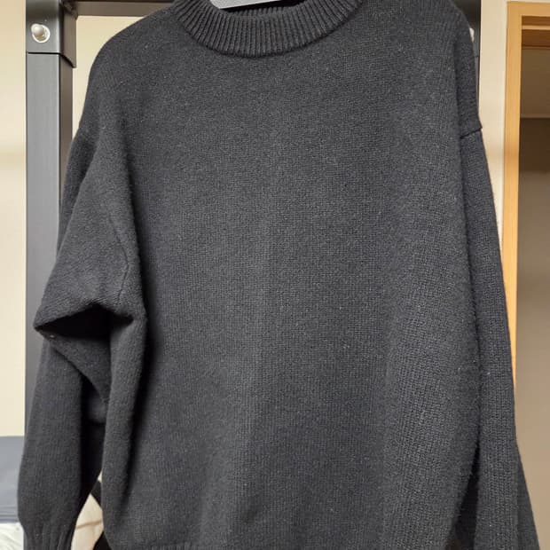 유니클로u 모크넥 니트 xl