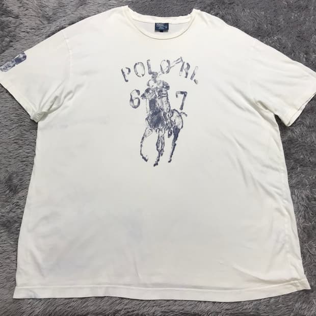 [[2-3XL] 폴로(POLO)랄프로렌 RL 67 빅그래픽 반팔티@573