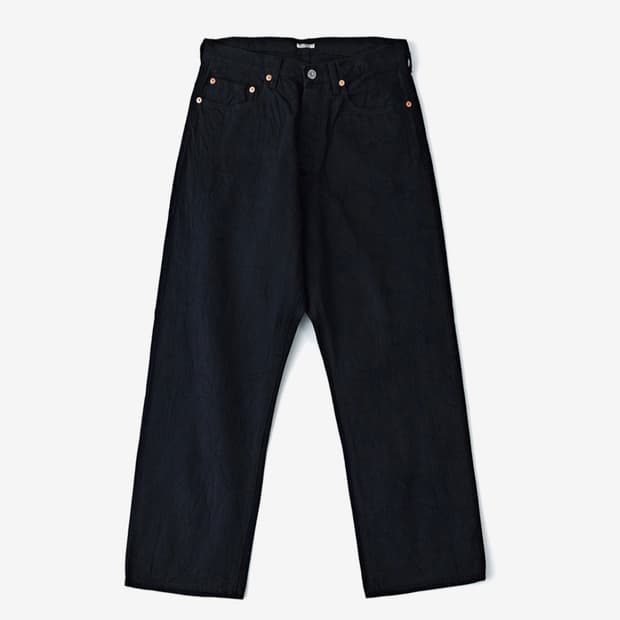 피그벨 301 클래식 와이드 블랙데님 34