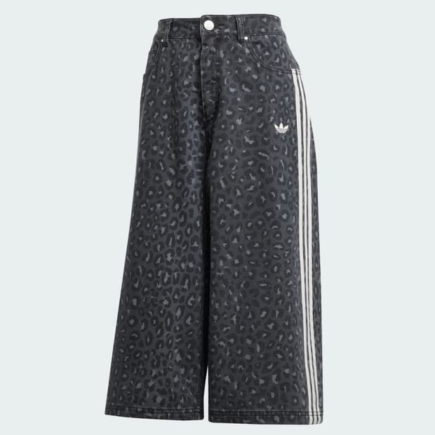 레오파드 데님 버뮤다 쇼츠 KA2675