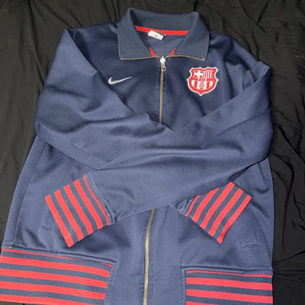 나이키 바르셀로나 트랙탑 져지 