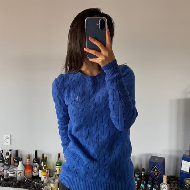 [S]폴로 랄프로렌 케이블 캐시미어 니트 우먼스