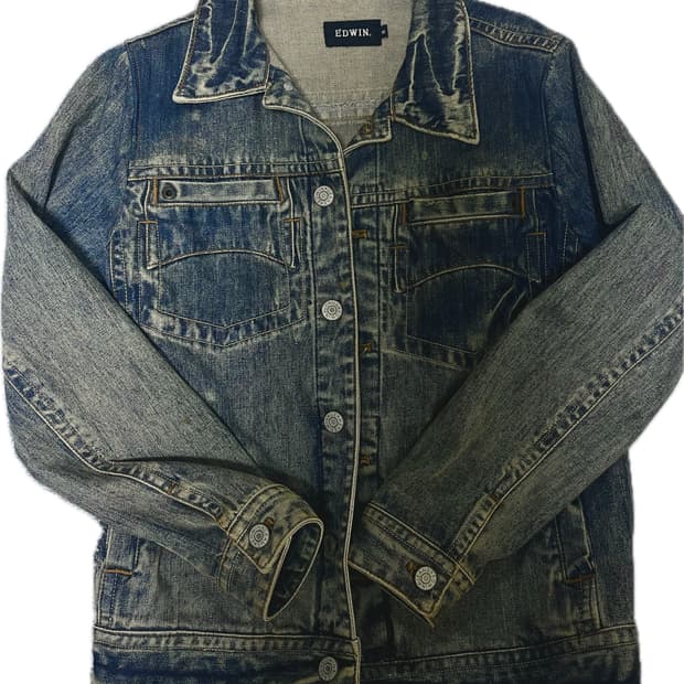 에드윈 워싱 데님자켓