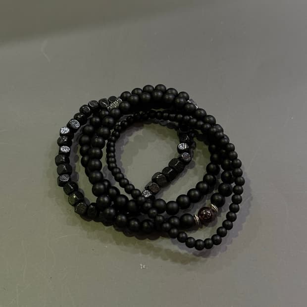 팔찌 세트 black 2
