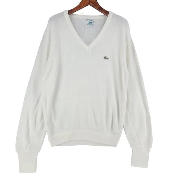 [남M]라코스테(USA) 클래식 브이넥 니트[Y63-168]/빈티지프렌