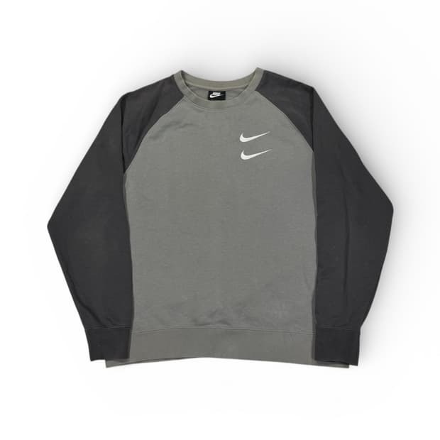Nike 더블스우시 파티클 그레이 스웻셔츠 