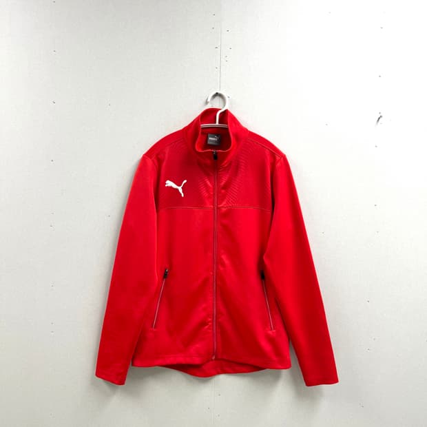 S / 푸마 트레이닝 져지  집업 레드