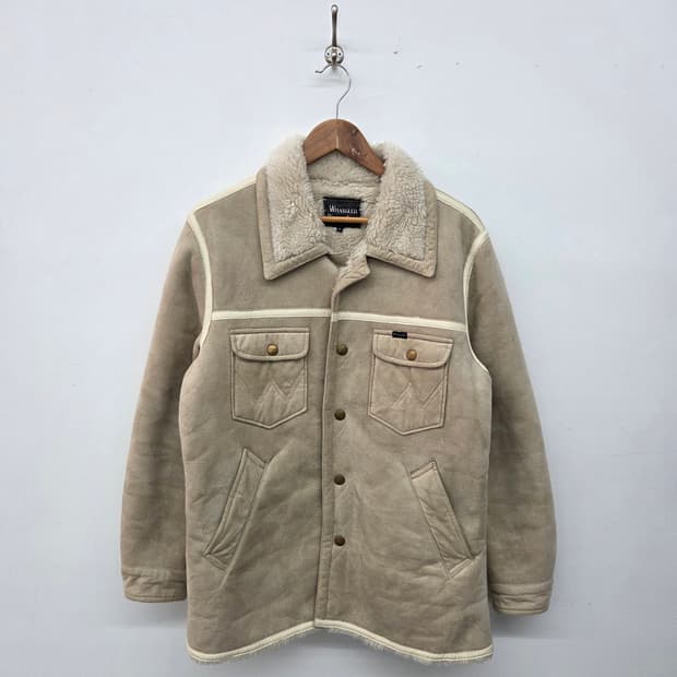 랭글러 스웨이드 무스탕 자켓 남m