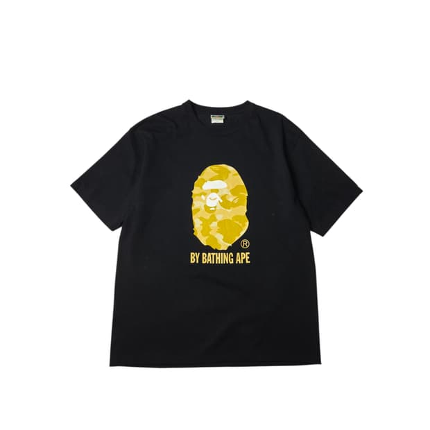 베이프 빅사루 옐로카모 티셔츠 2XL 새상품