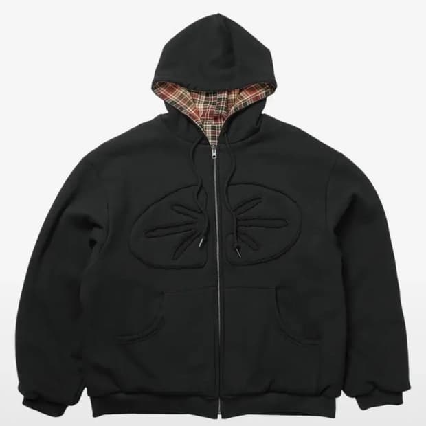 Ertr reversible hoodie zipup
