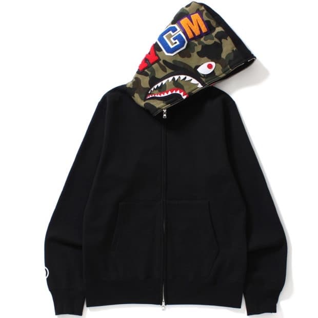 베이프 퍼스트 카모 샤크후드