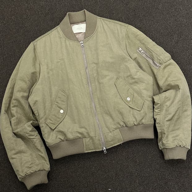 OS)D.B.Y.M 빈티지 투웨이패딩 봄버 자켓